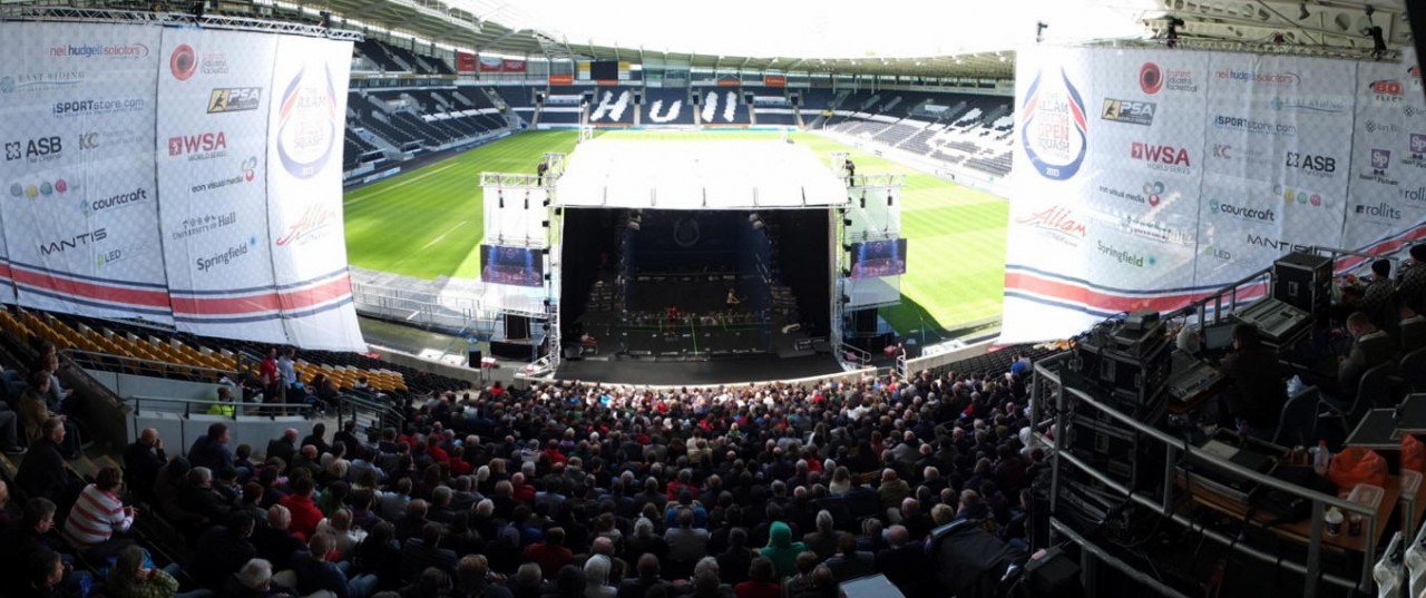 The British Open will move away from the KC Stadium next year after the weather-affected issues this summer.