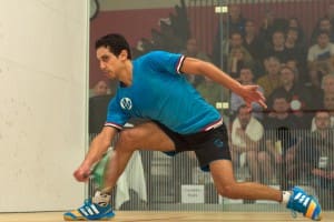 Tarek Momen in action in Edmonton
