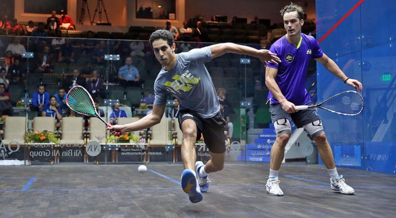 Tarek Momen edges a brutal battle against Paul Coll