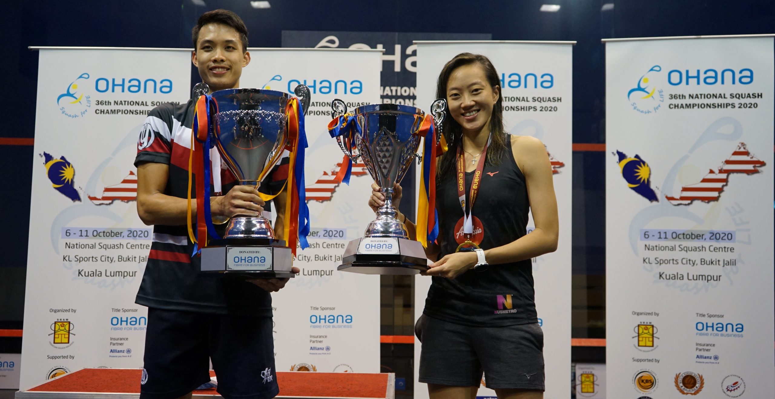 It's four national titles each for Low Wee Wern and Ivan Yuen - Squash Mad